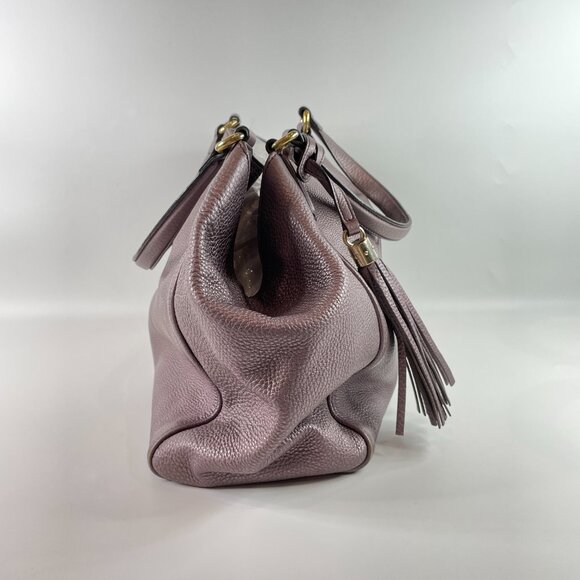 Gucci Purple Leather Soho Shoulder Bag sku#85851 (gently used) - Picture 4 of 12
